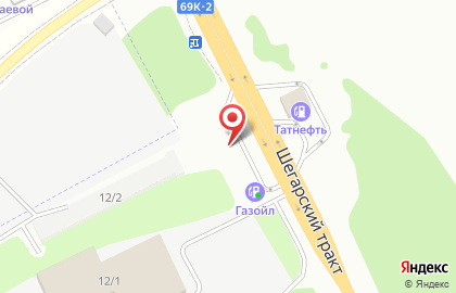 Газойл в Томске на карте
