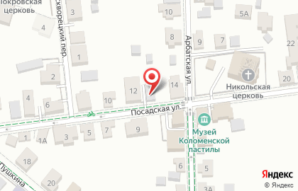 Музей Дом посадских ремесел на карте