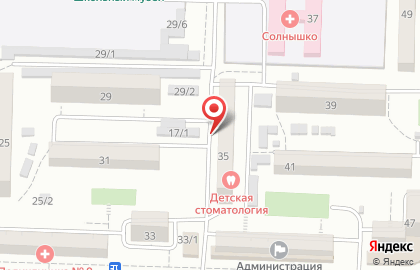 Поликлиника Детская стоматологическая поликлиника №3 в Прикубанском районе на карте