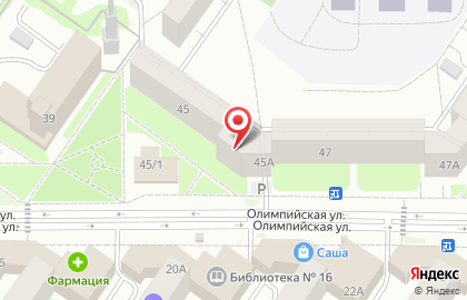 Магазин разливного пива Пенные напитки на Олимпийской улице на карте