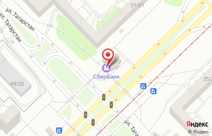 СберБанк на улице Татарстан на карте