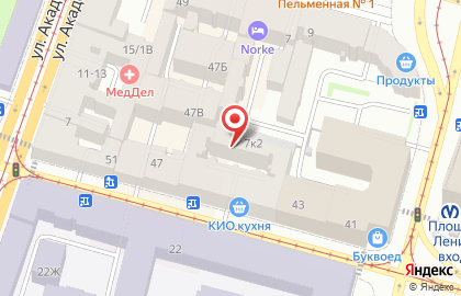 Информационно-туристический центр в Калининском районе на карте