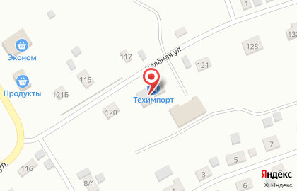 Торговая компания Техимпорт на Зелёной улице на карте