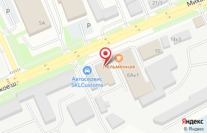 Термотехника на Михайловском шоссе на карте
