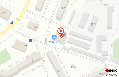 Супермаркет Магнит в микрорайоне Восточный на карте