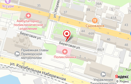 Продуктовый магазин во Владивостоке на карте
