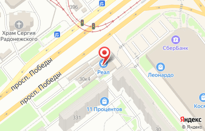 Магазин продуктов на улице Чичерина на карте