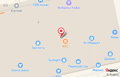 Ресторан быстрого обслуживания Subway на Минусинской улице на карте