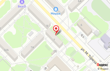 Газета Местное Время на улице Мориса Тореза на карте