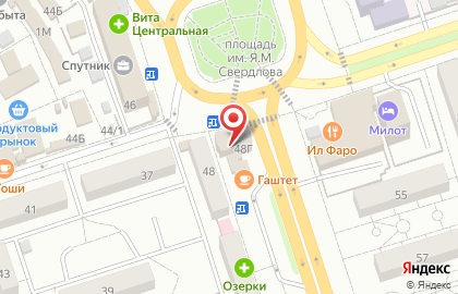 Ньюком Юг на проспекте Ленина на карте