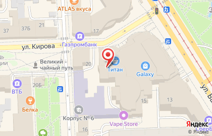 Центр здоровья Арт Лайф в Советском районе на карте