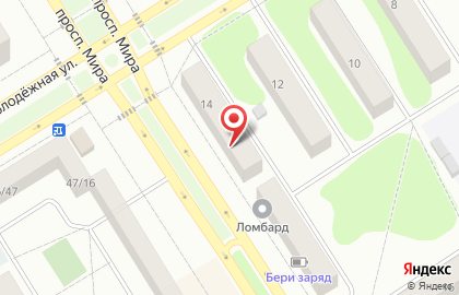 Аптека Низкие цены на Молодёжной улице в Елабуге на карте