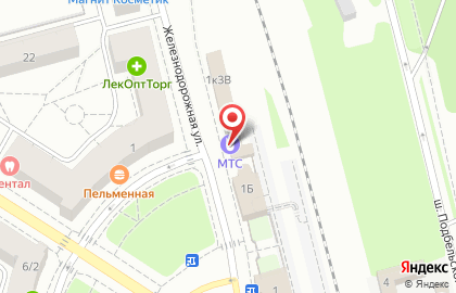 Салон продаж МТС на Привокзальной площади на карте