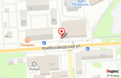 Продуктовый магазин на Хлебозаводской, 10 на карте