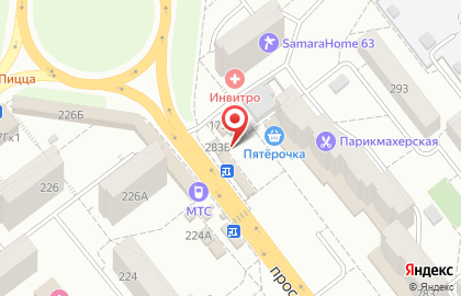 Евросеть на проспекте Кирова на карте