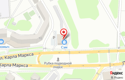 Магазин мебели Мебель Град на улице Академика Курчатова на карте