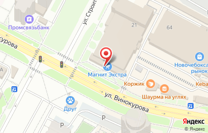 Магазин цветов в Чебоксарах на карте