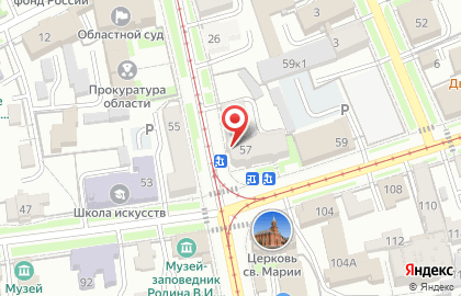 Продовольственный магазин Лебедушка на карте