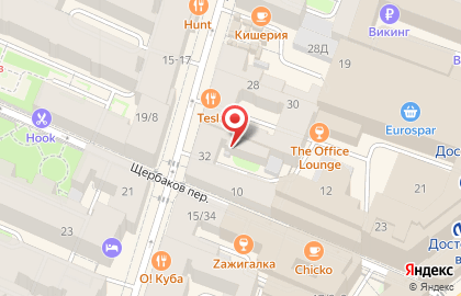 Центр Питера на карте