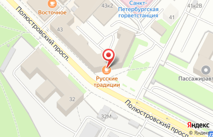 Торговая компания СтройВектор на Полюстровском проспекте на карте