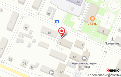 Отдел образования администрации Исетского муниципального района на карте
