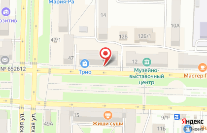 Магазин Модерн на Юбилейной улице на карте