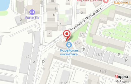 Продовольственный магазин Агрокомплекс на улице Академика Пустовойта на карте