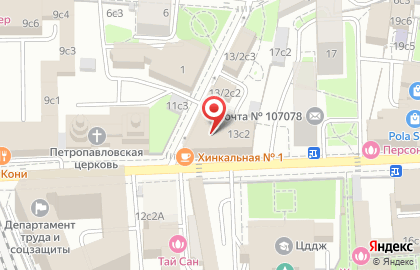 ОАО Банкомат, Промсвязьбанк на Комсомольской на карте