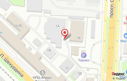 Планета дверей на проспекте Строителей на карте
