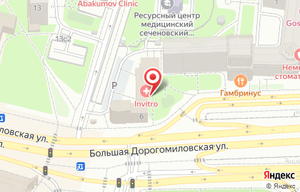 Студия красоты Nail Moscow на Большой Дорогомиловской улице на карте