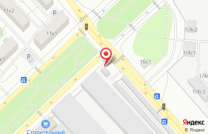 Шиномонтажная мастерская на Бульваре Рокоссовского на карте