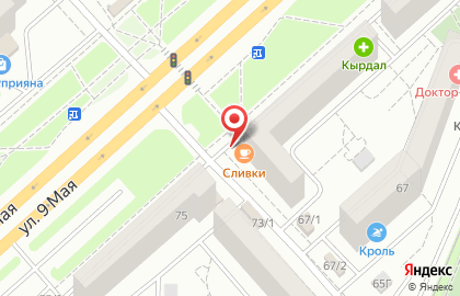 Салон красоты Корица в Советском районе на карте