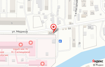 Продуктовый магазин Фея на улице Медиков на карте