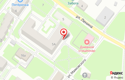 Продуктовый магазин Океан на улице Ленина на карте