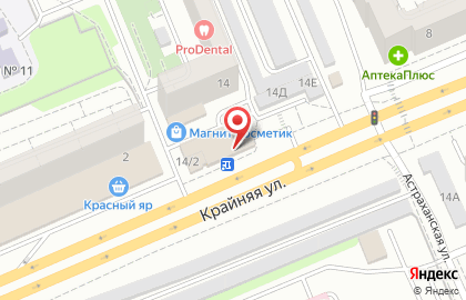 Рекламные щиты (6*3), Ленинский район, Ориентир-М на Крайней улице на карте