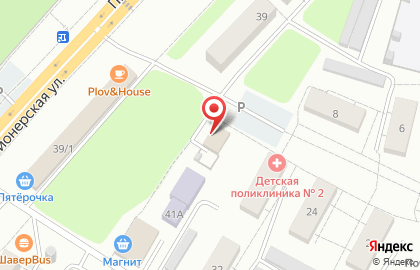 Магазин хозтоваров Домашний на карте