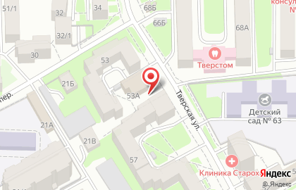 Национальная служба доставки (НСД) на Тверской улице на карте
