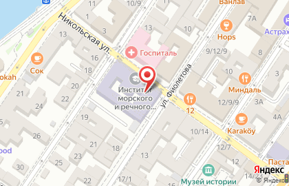 Банкомат Банк УралСиб на Никольской улице на карте