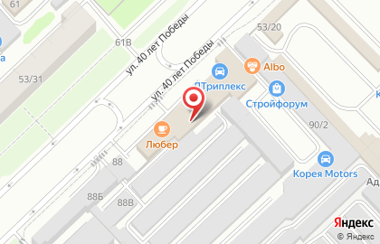 Любер на карте
