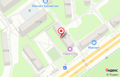 Швейная мастерская на ул. Маршала Рыбалко, 109 на карте