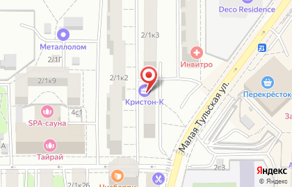 Кадастровая компания Кристон-Кадастр в Даниловском районе на карте