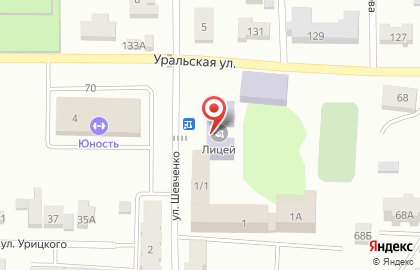 Лицей Соль-Илецкого городского округа на карте