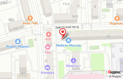 Мастерская в Москве на карте