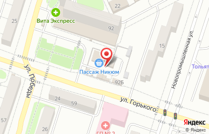 Магазин Тольяттинский хлебокомбинат на карте