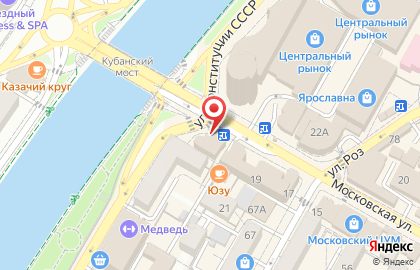 Магазин Tupperware в Центральном районе на карте