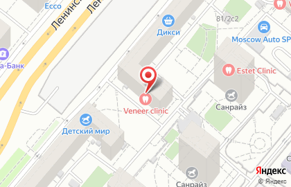 Стоматологическая клиника Veneer Clinic на карте