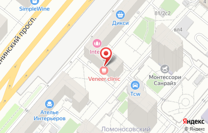 Стоматологическая клиника Veneer Clinic на карте