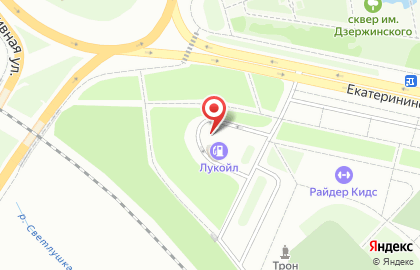 Лукойл-Уралнефтепродукт на Екатерининской улице на карте