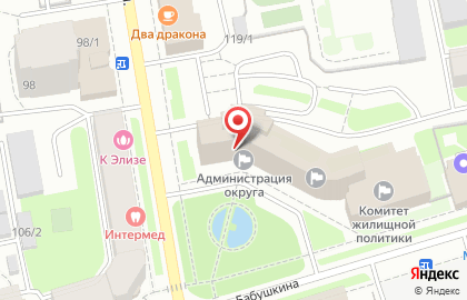 Банкомат СберБанк на улице Бабушкина, 22 на карте