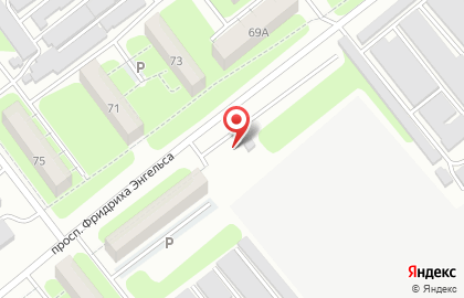 Автостоянка в Саратове на карте